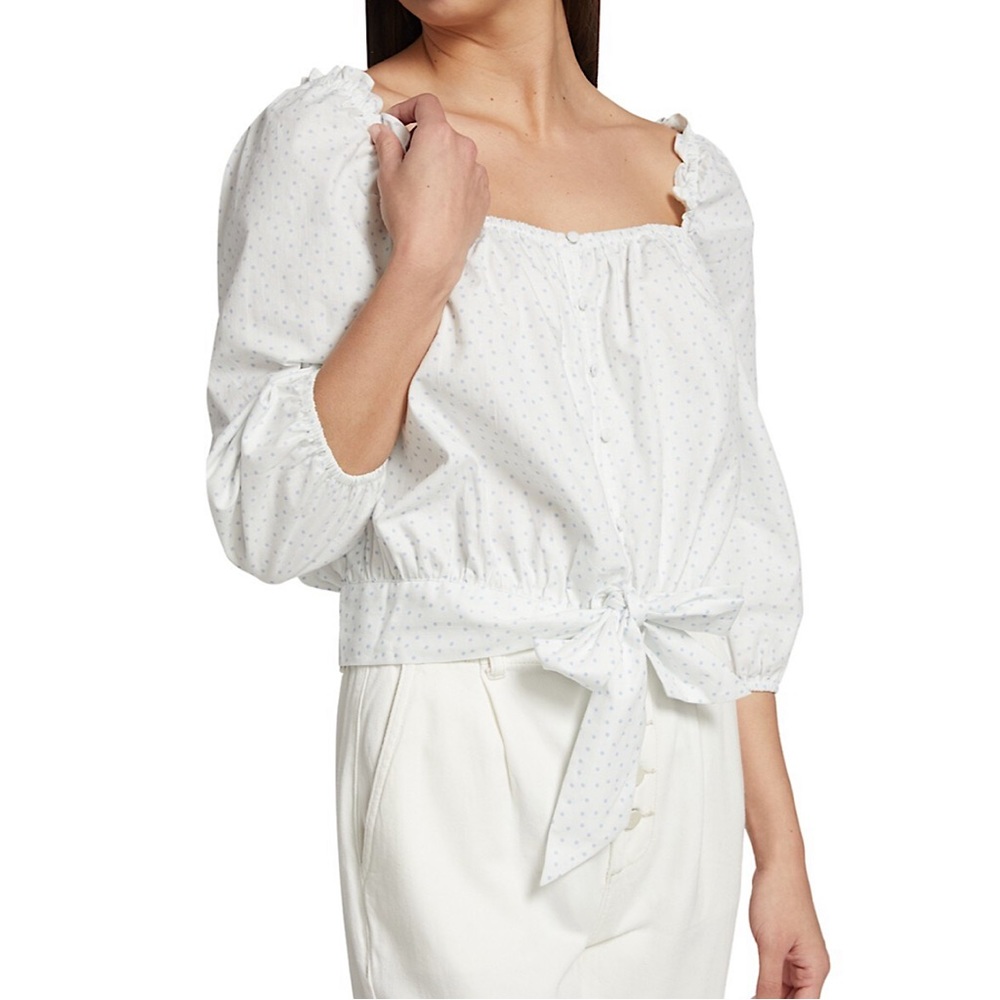 🔥🔥🔥NEW Paige Merilee Tie Front Top Blouse